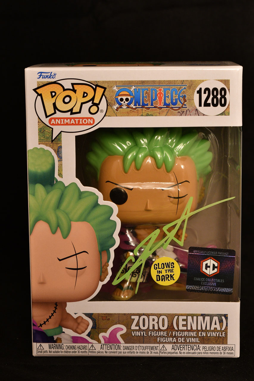 De Funko Pop! Zoro (Enma) (Glow in the Dark) (w/ signature) One Piece is nu beschikbaar bij